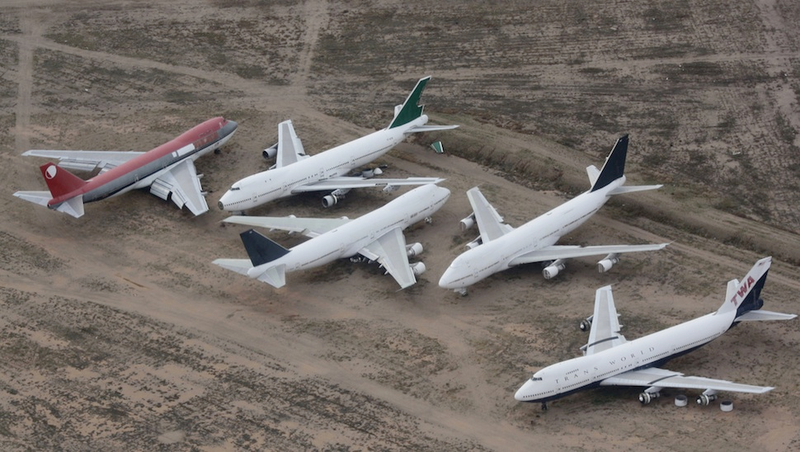 Illustration for article titled The World's Most Bizarre Aircraft Graveyards